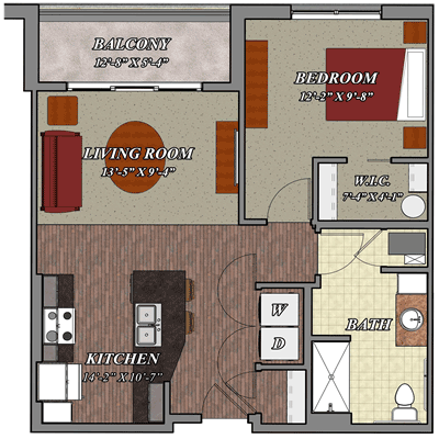 Apartment Floor Plans – Lilly Preserve Apartments