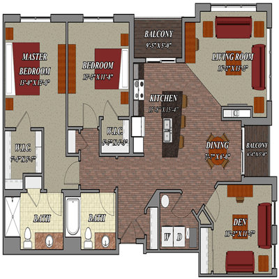 E1_Two_Bedroom_Two_Bathroom_Plus_Den_Apartment_Floor_Plan-400